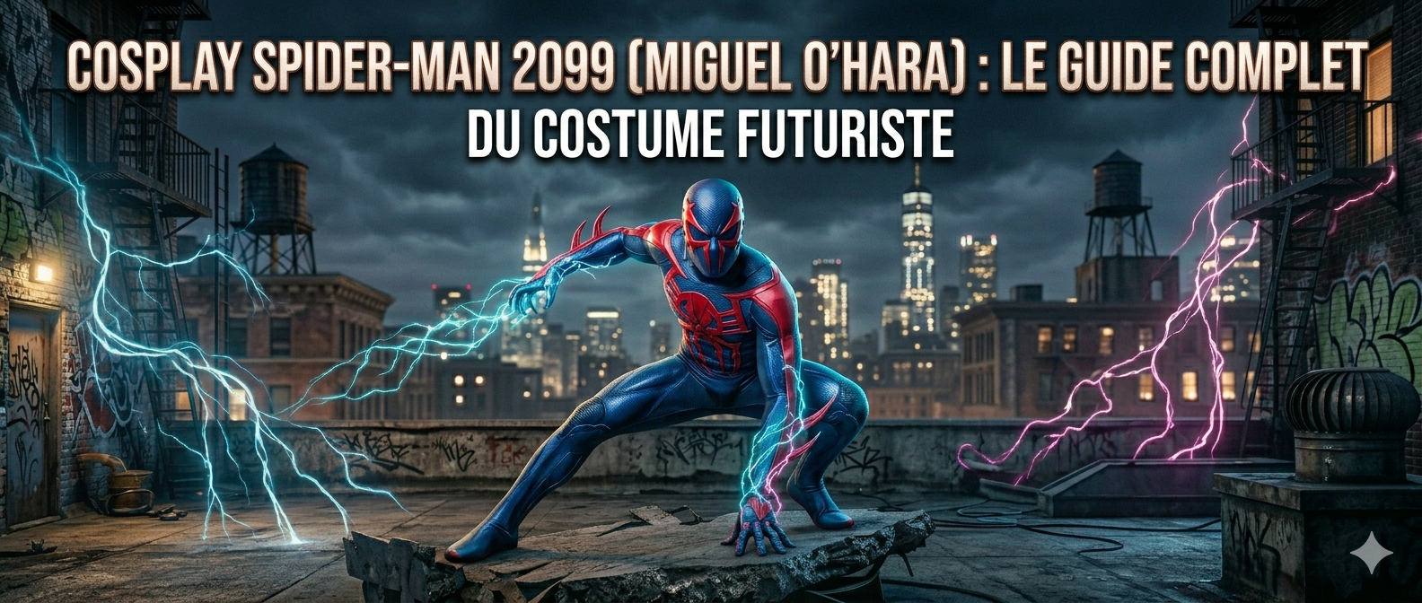 Cosplay Spider-Man 2099 (Miguel O'Hara) : le guide complet du costume futuriste