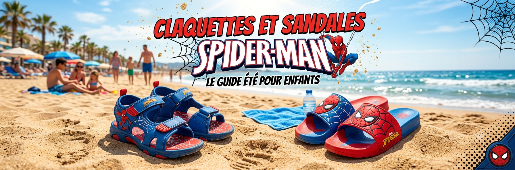 Spider-Man badslippers en sandalen: welk paar kies je?
