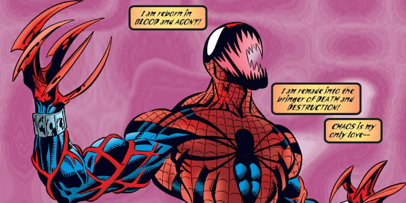 Spider-Carnage: wanneer Spider-Man versmelt met de gevaarlijkste symbiont