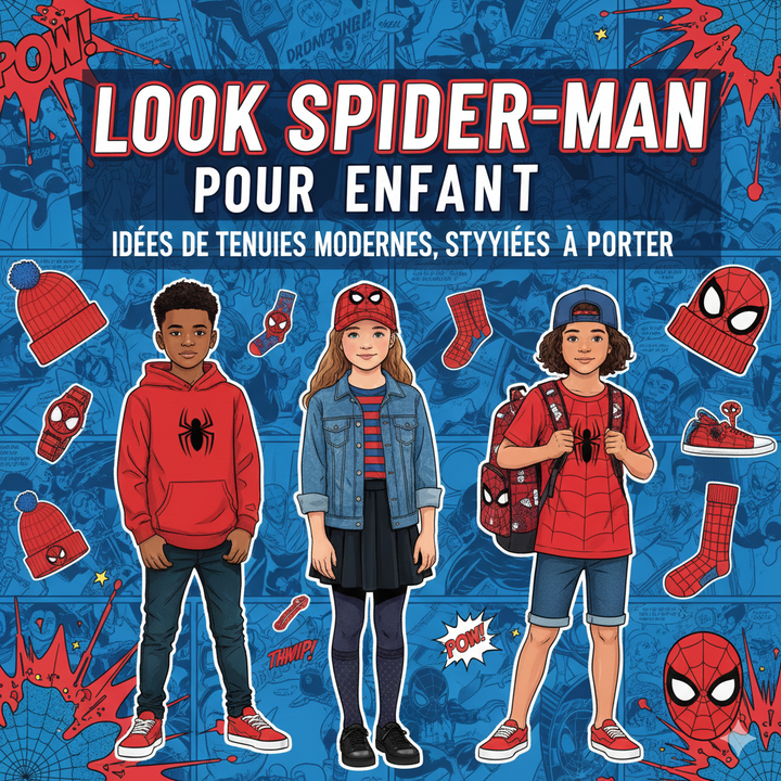 Spider-Man look voor kinderen: ideeën voor moderne, stijlvolle en makkelijk draagbare outfits