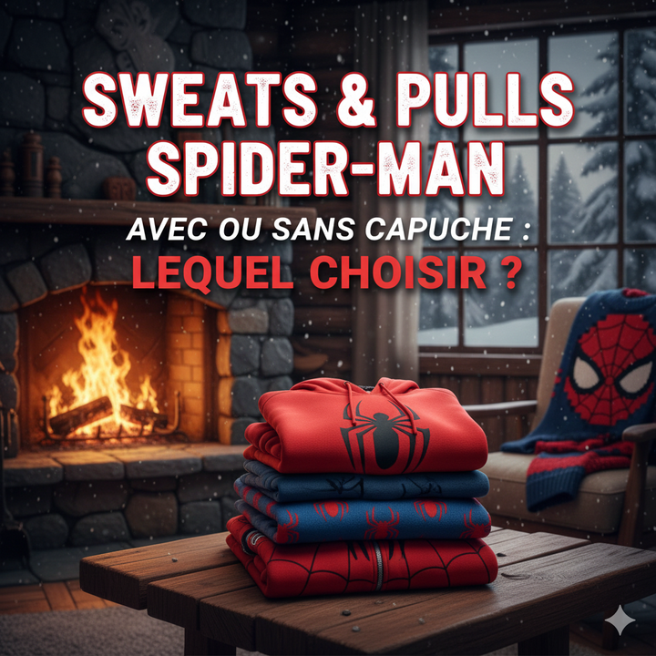 Spider-Man sweaters en truien met of zonder capuchon: welke kies je?