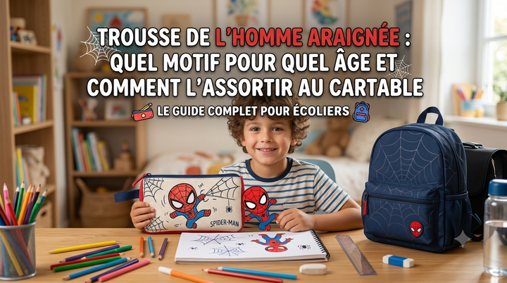 Spider-Man etui: welk motief voor welke leeftijd en hoe stem je het af op de schooltas