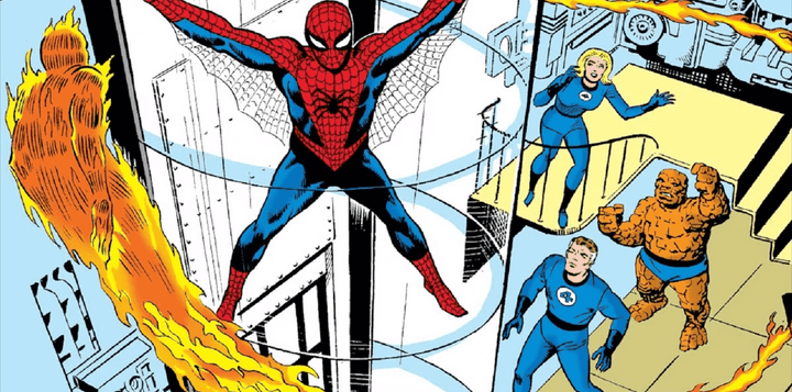 Spider-Man en de Fantastic Four: een onverwachte maar memorabele alliantie in het Marvel-universum