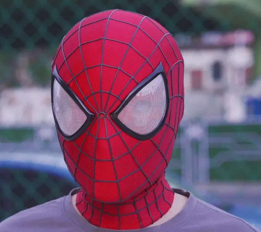 Masque Spider-Man Premium de Cosplay avec Coque