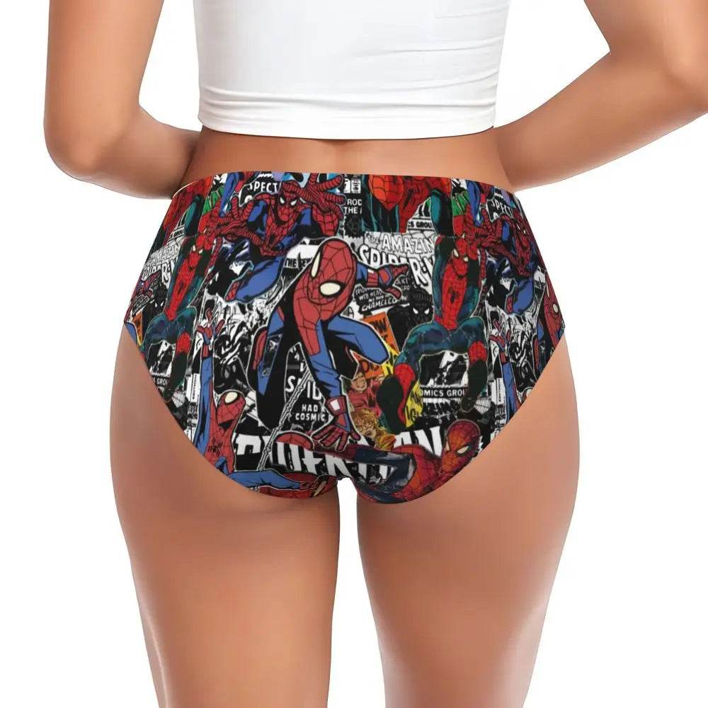 Culotte Spider-Man Noir et Blanc Retro