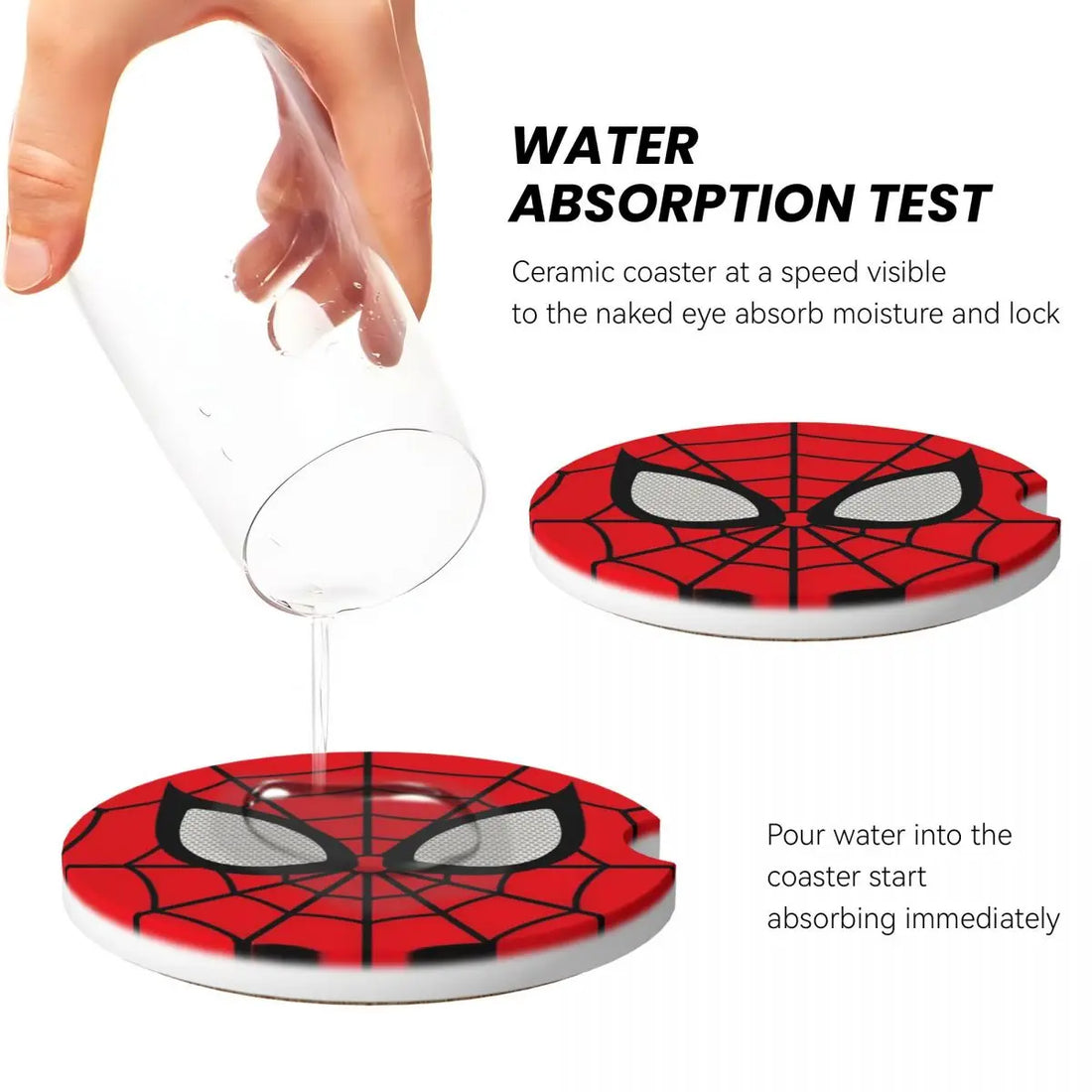 Dessous de Verre Masque de Spider-Man