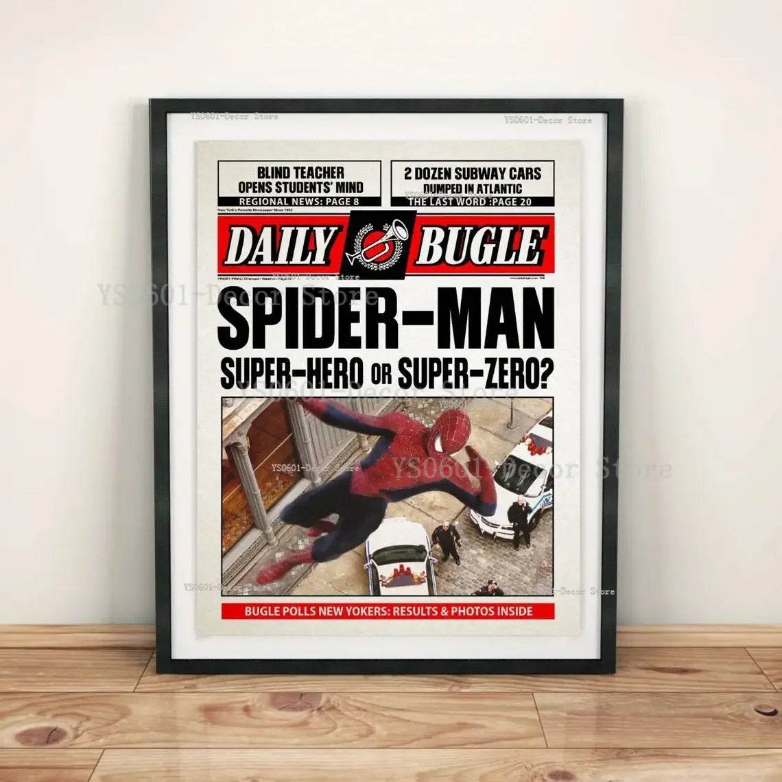 Poster Spider-Man Article du Daily Bugle
