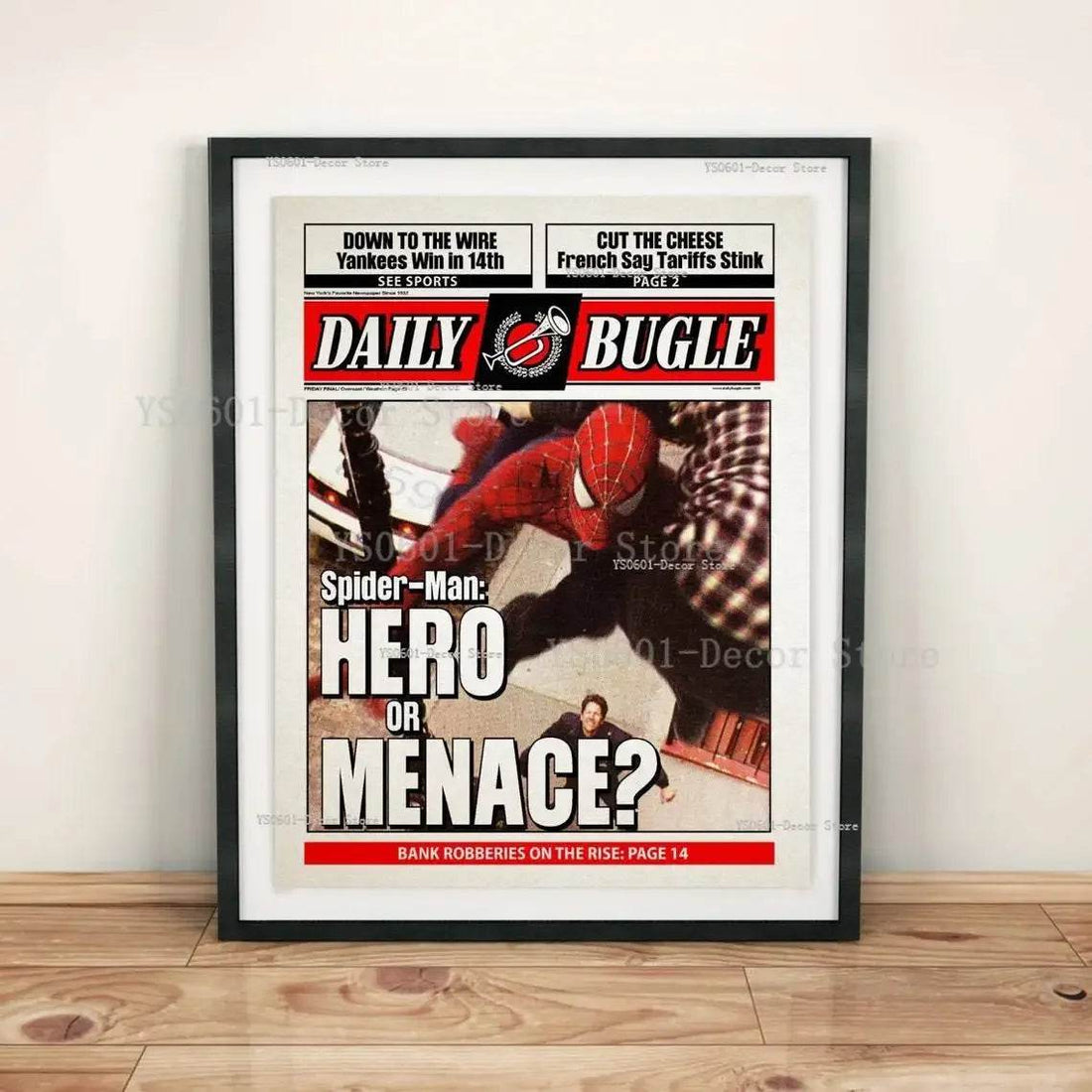 Poster Spider-Man Article du Daily Bugle