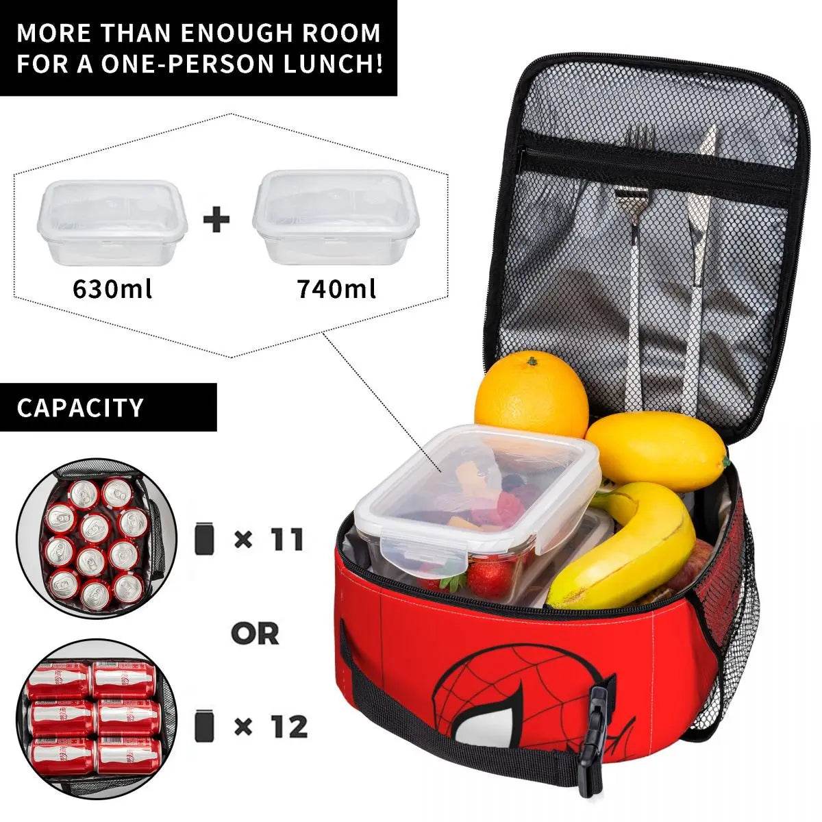 Lunch Bag Masque de Spider-Man
