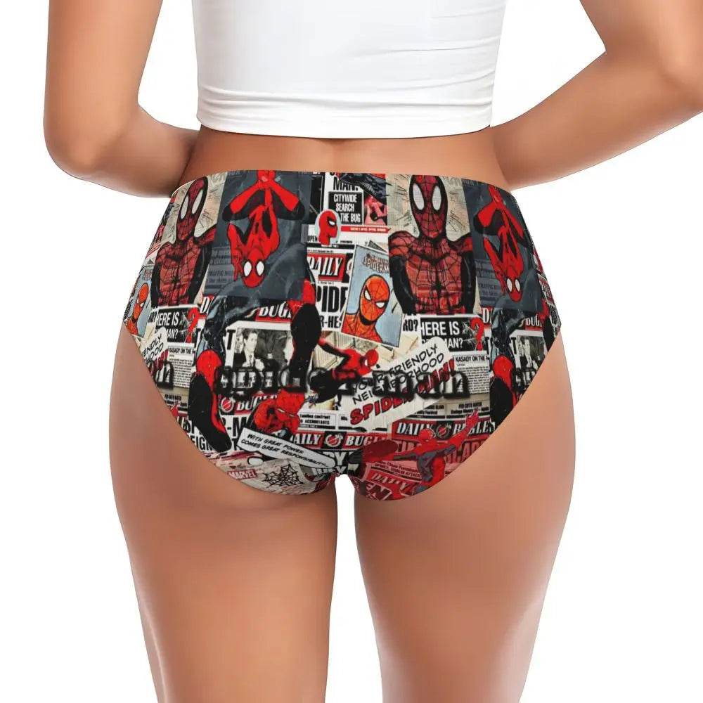Culotte Spider-Man Noir et Blanc Retro