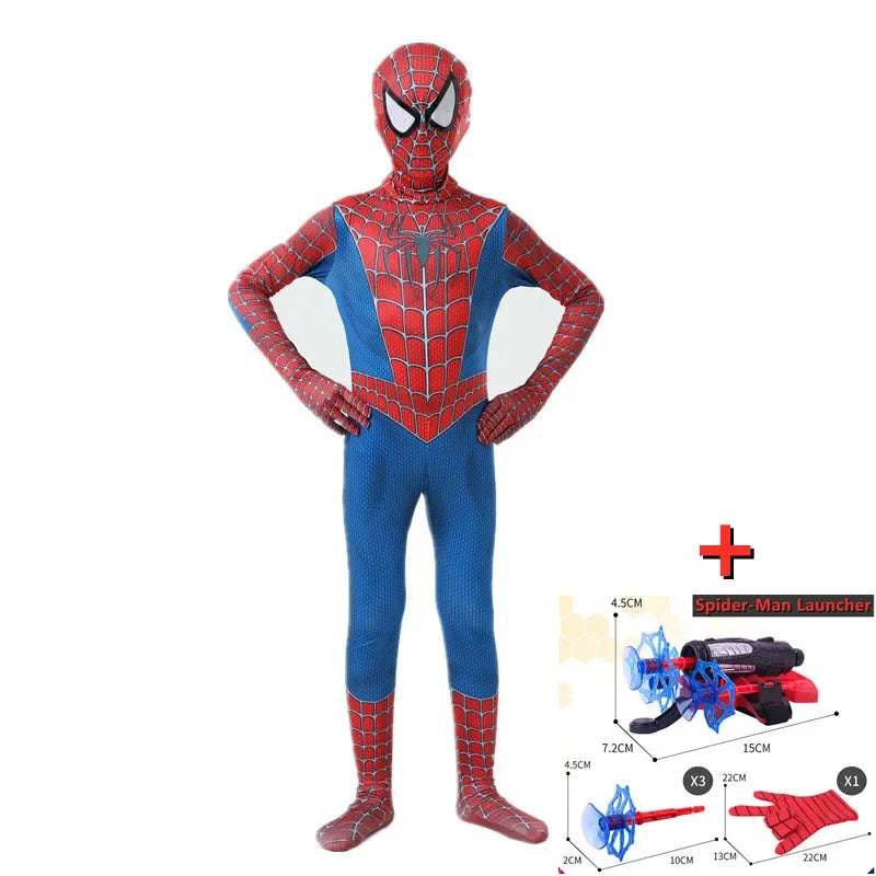 Pack Déguisement Iron Spider-Man Enfant avec Lance Toile