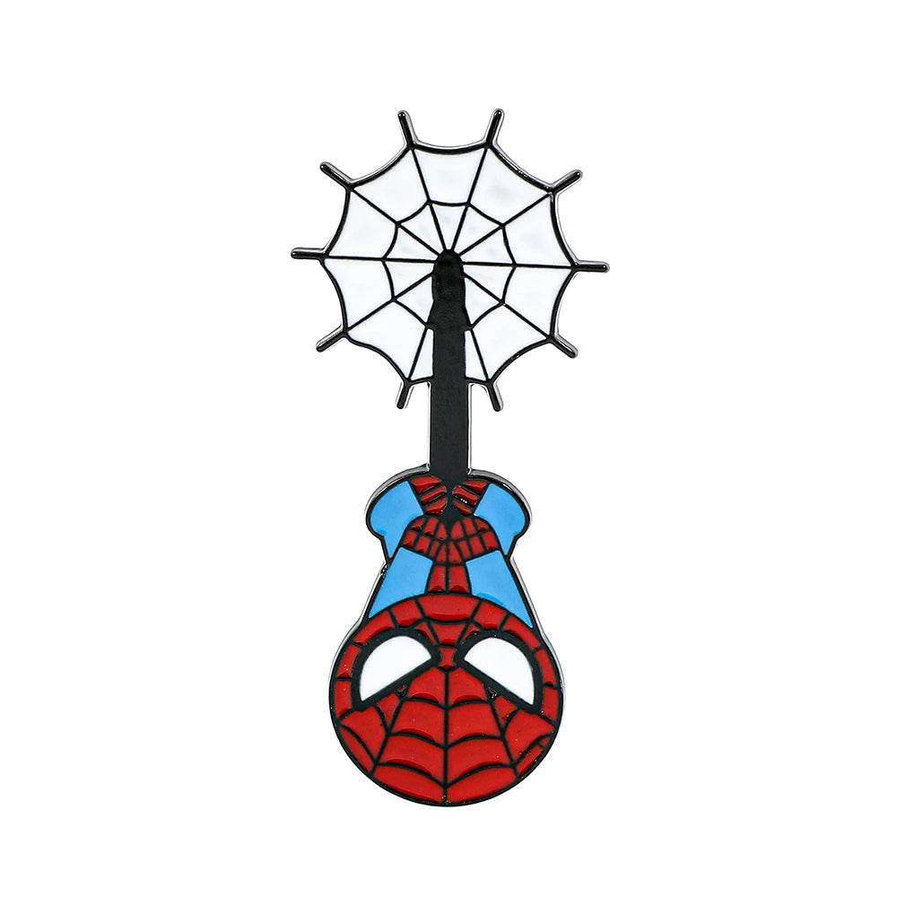Pin's Spider-Man sur une Toile