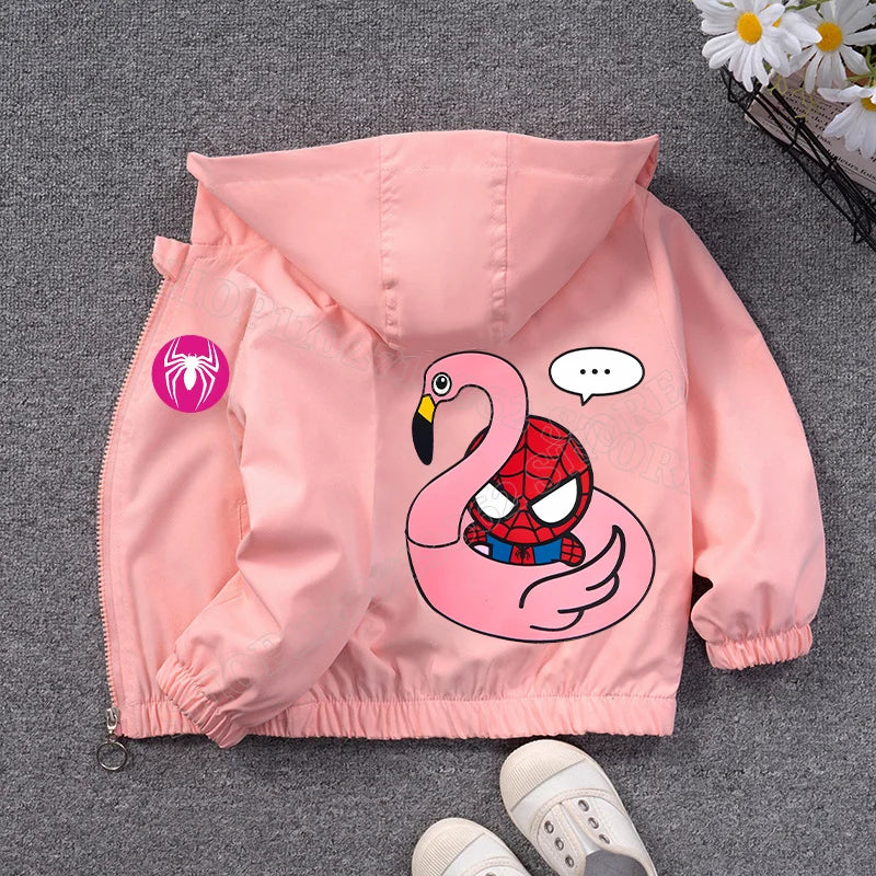 Veste Spider-Man Coupe Vent pour Enfant