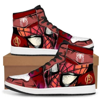 Basket Montante Spider-Man - Effet Tag
