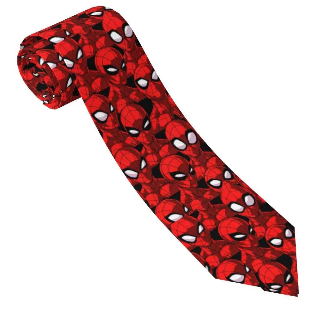 Cravate Spider-Man Blanche et Rouge