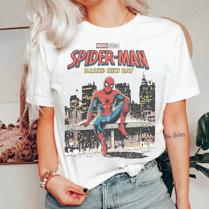 T-Shirt Spider-Man Brand New Day Retro pour Femme