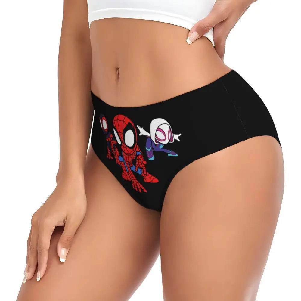 Culotte Spider-Man Noir et Blanc Retro