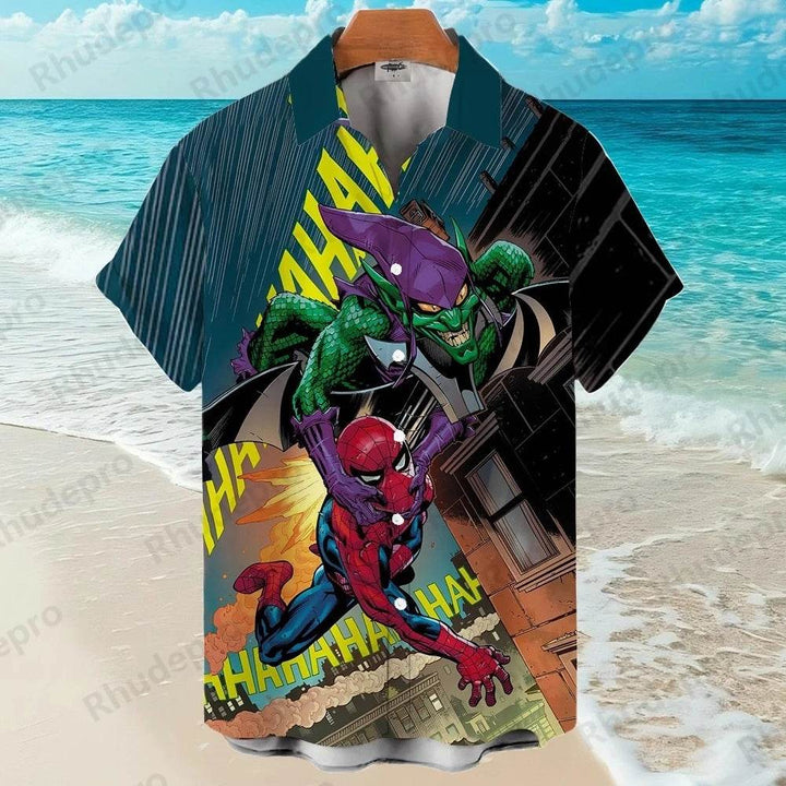 Chemise Spider-Man et le Bouffon Vert