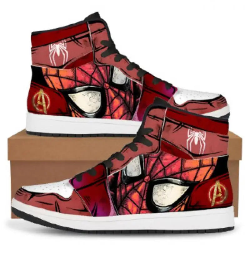 Basket Montante Spider-Man - Effet Tag