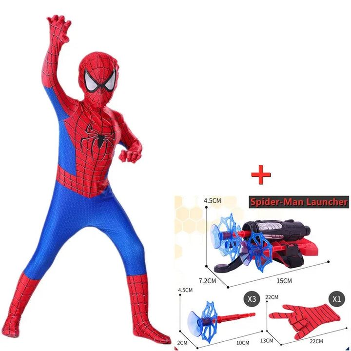 Pack Déguisement Spider-Man Classique Enfant avec Lance Toile