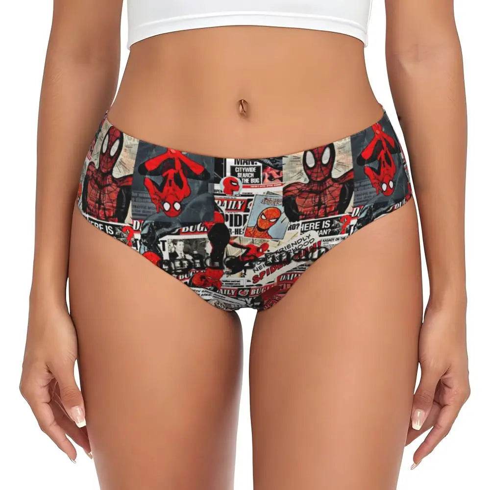 Culotte Spider-Man Noir et Blanc Retro
