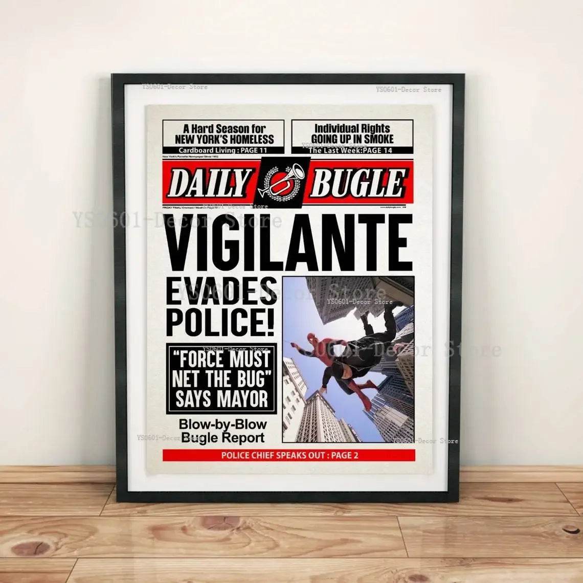 Poster Spider-Man Article du Daily Bugle