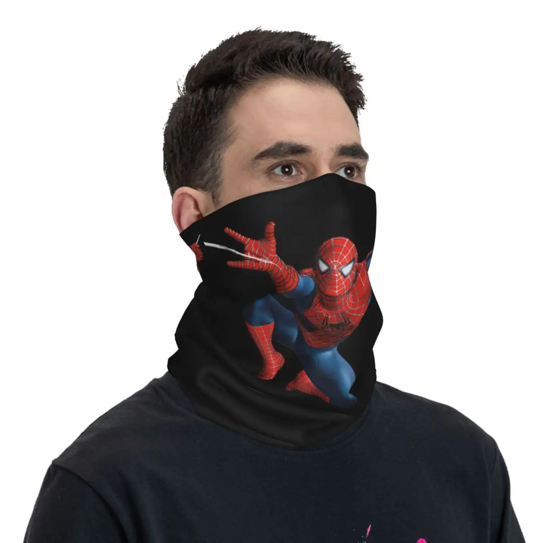 Cagoule Spider-Man Suspendu par une Toile