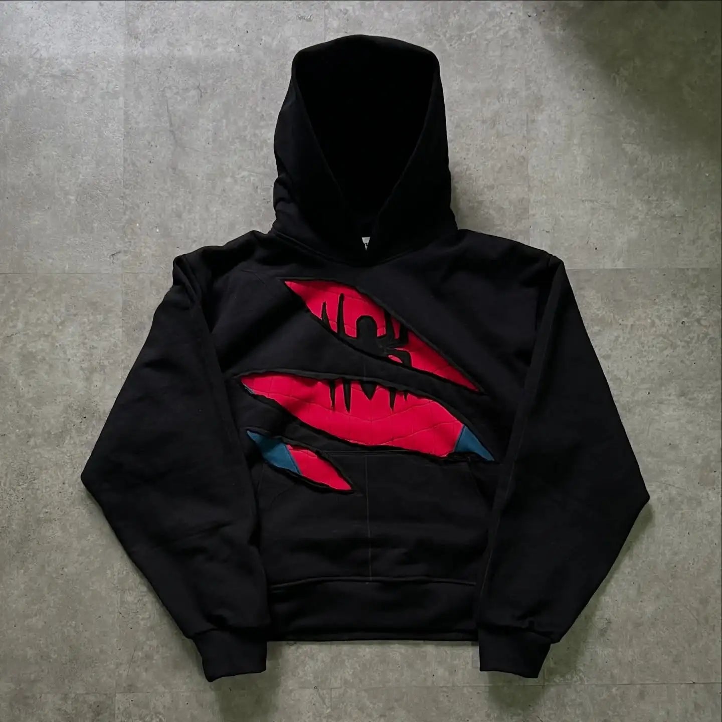 Sweat à Capuche Premium Spider-Man Costume Déchiré