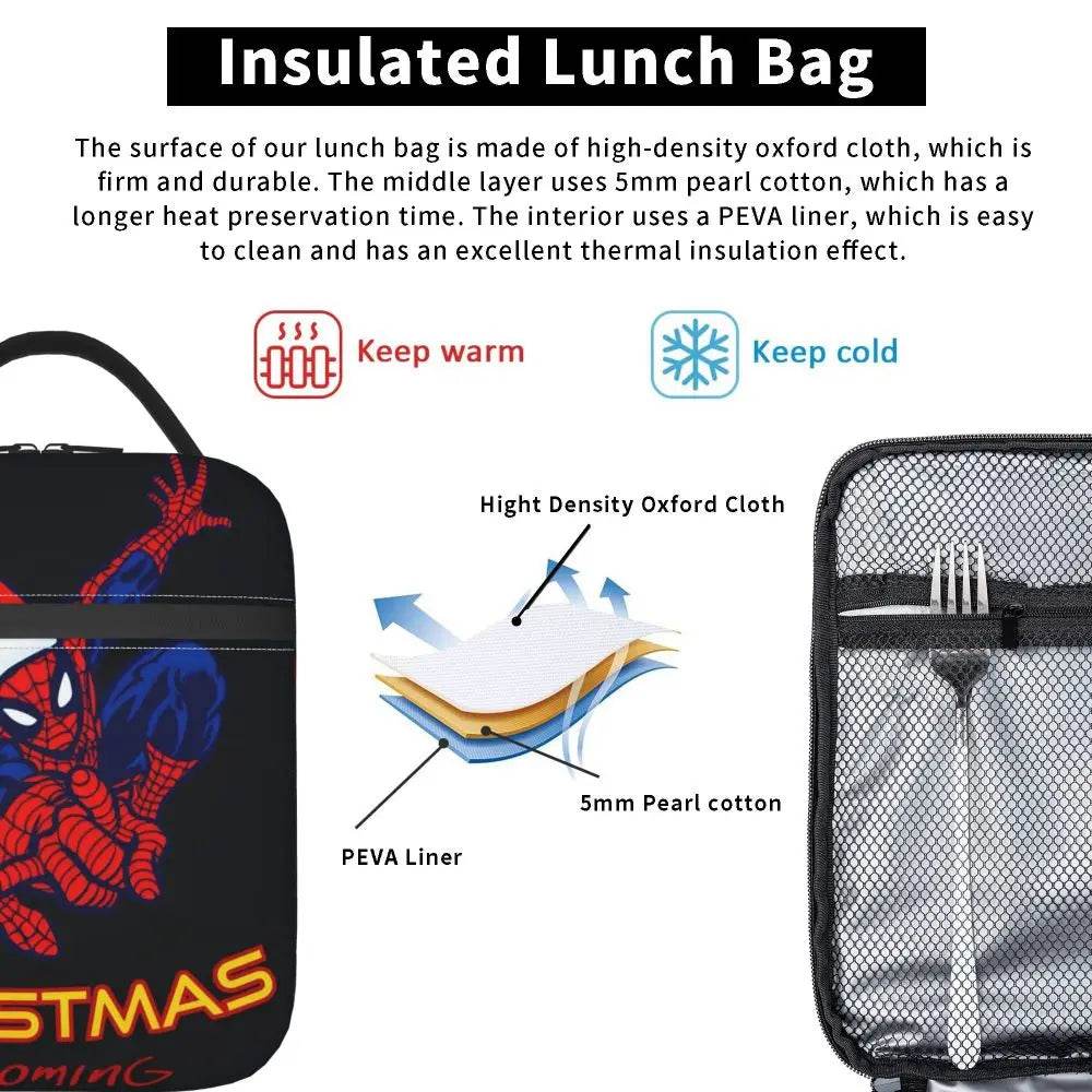 Lunch Bag Spider-Man avec le Bonnet de Noël