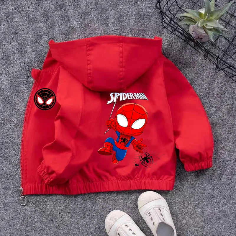Veste Spider-Man Coupe Vent pour Enfant