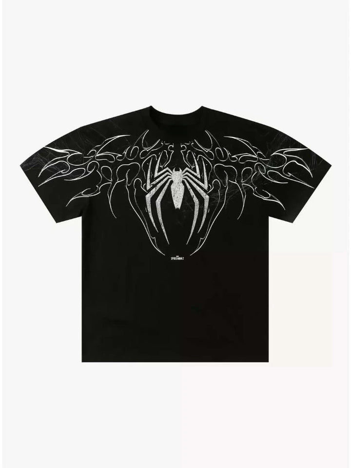 T-shirt Oversize Spider-Man Gothique