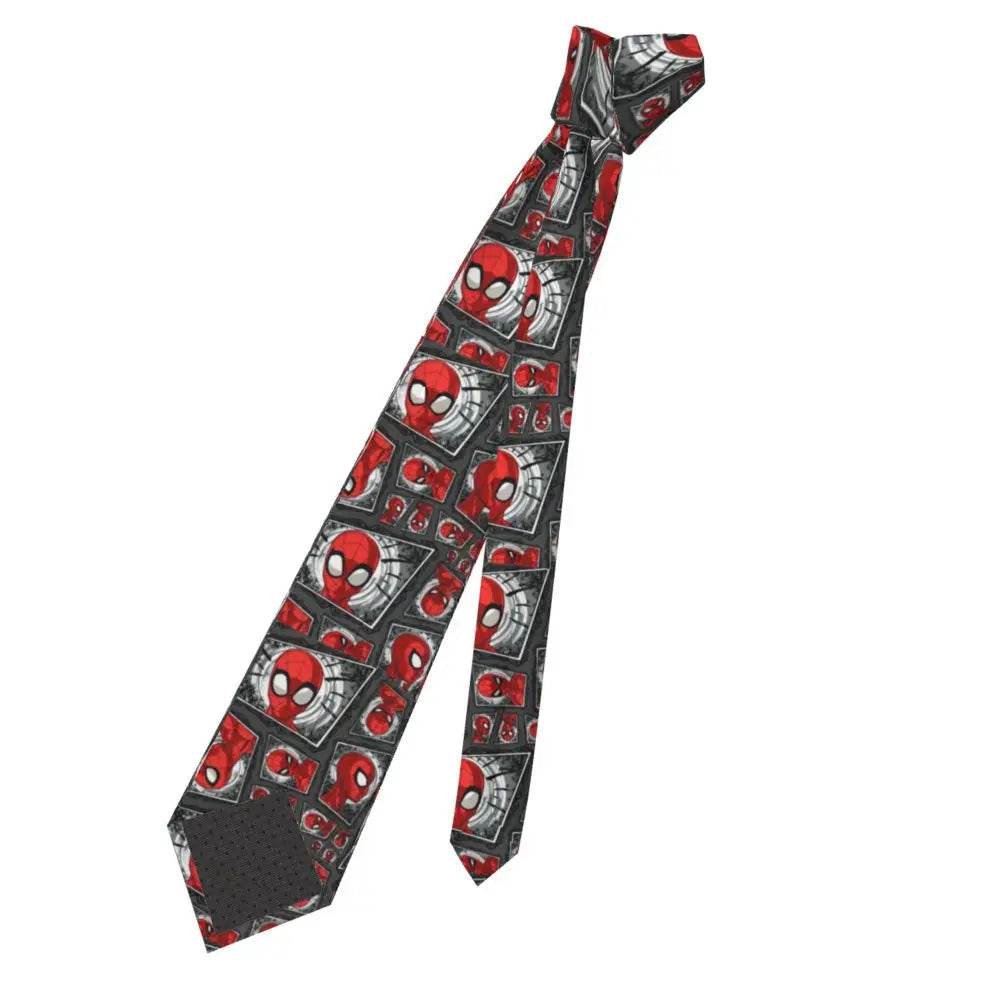 Cravate Spider-Man Blanche et Rouge