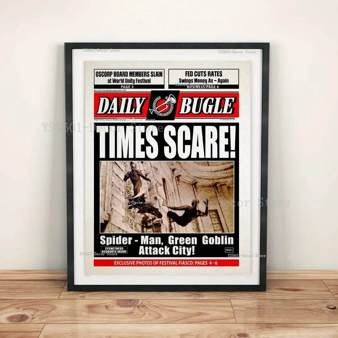Poster Spider-Man Article du Daily Bugle