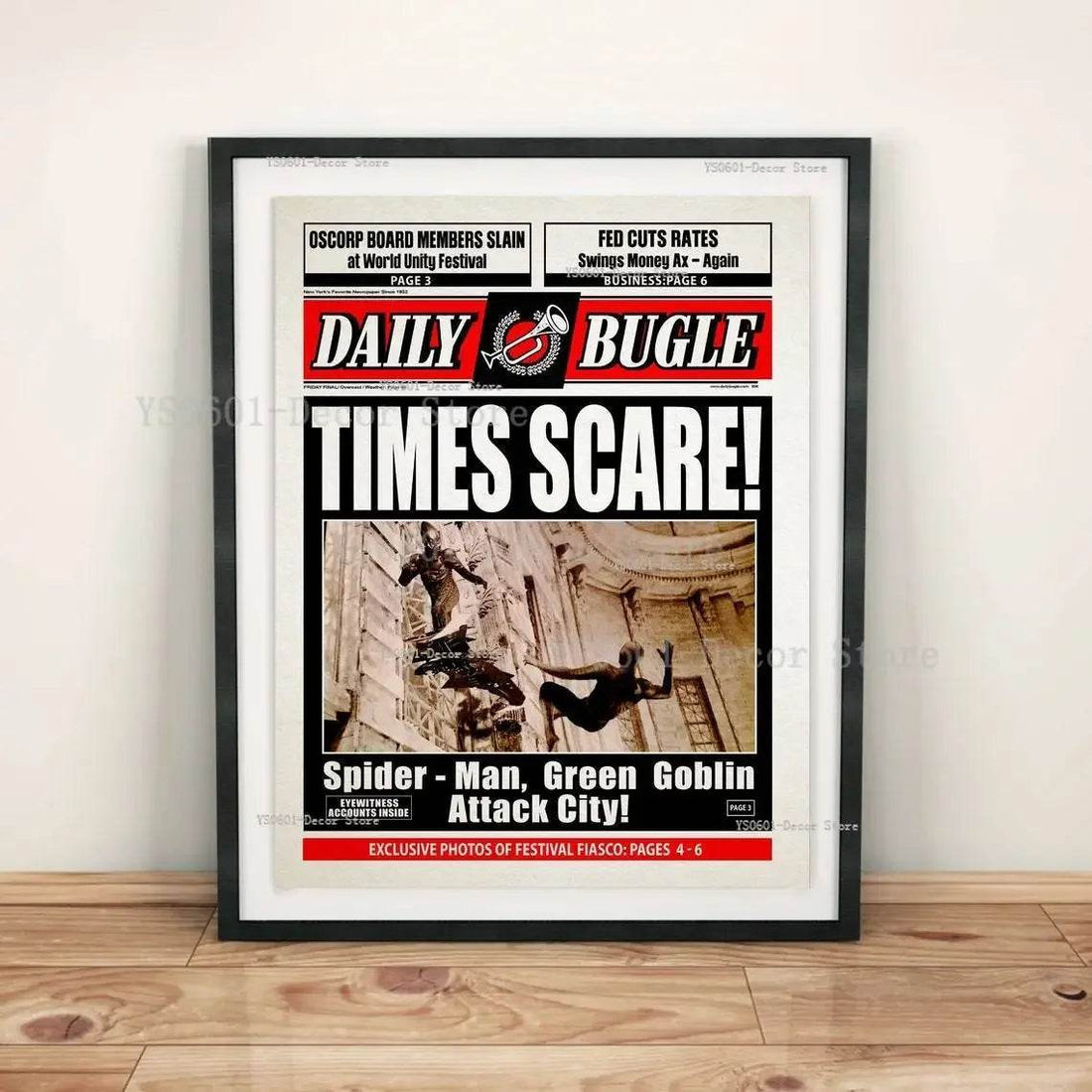 Poster Spider-Man Article du Daily Bugle