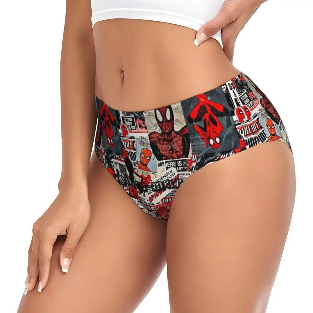 Culotte Spider-Man Noir et Blanc Retro