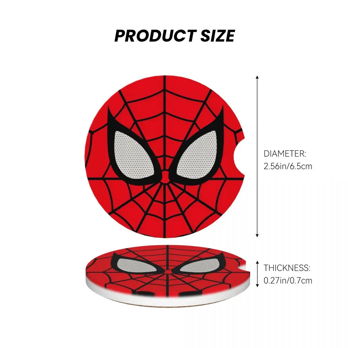 Dessous de Verre Masque de Spider-Man