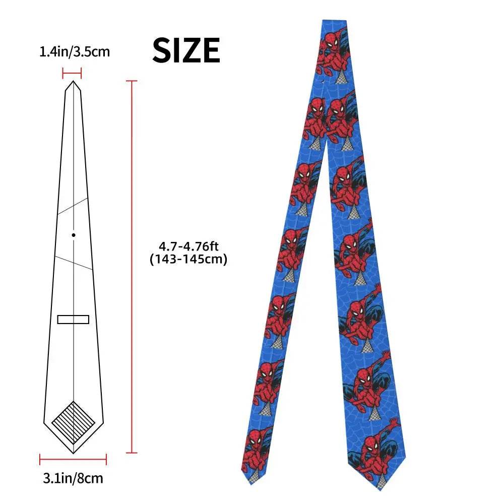 Cravate Spider-Man Blanche et Rouge
