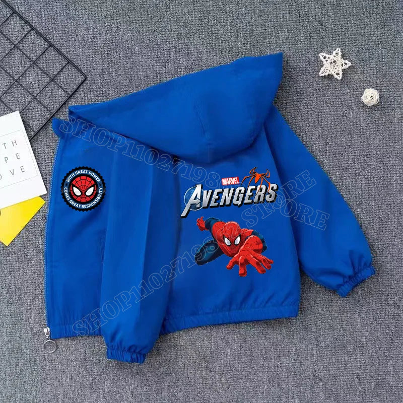 Veste Spider-Man Coupe Vent pour Enfant