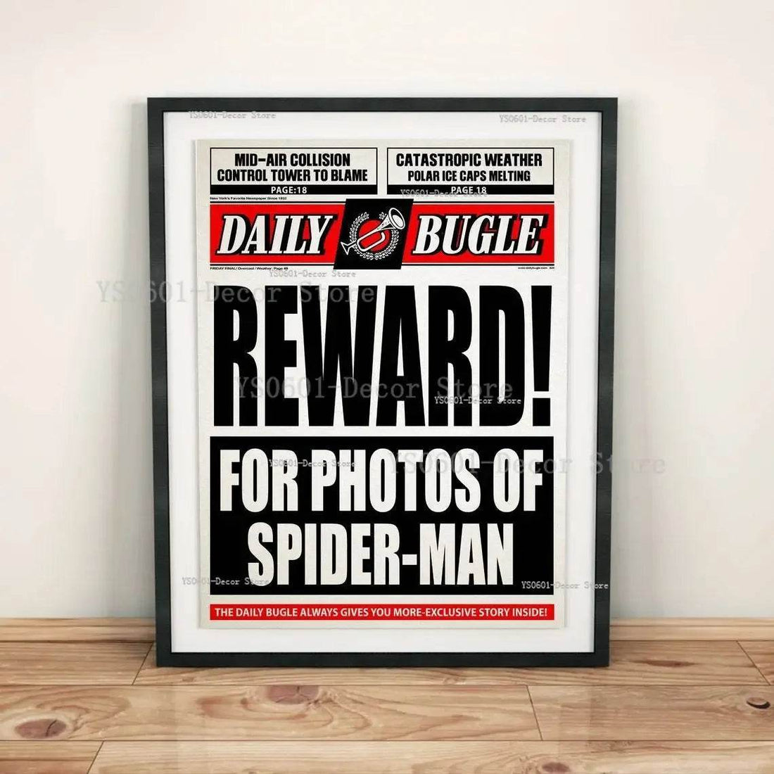 Poster Spider-Man Article du Daily Bugle