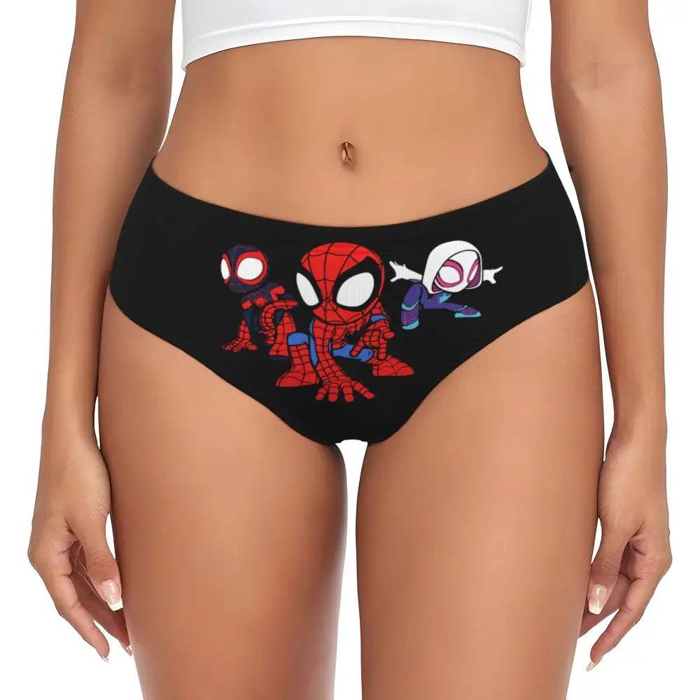 Culotte Spider-Man Noir et Blanc Retro