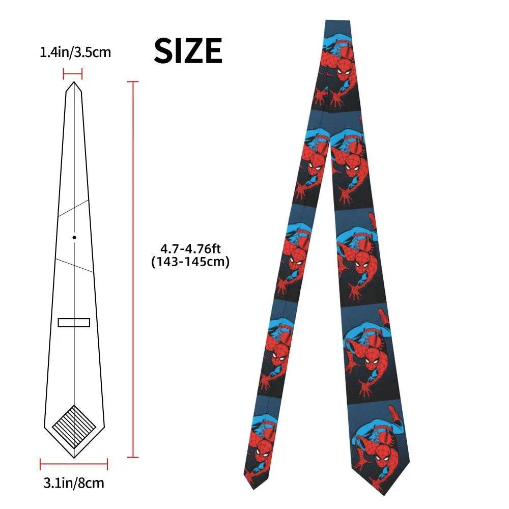 Cravate Spider-Man Blanche et Rouge