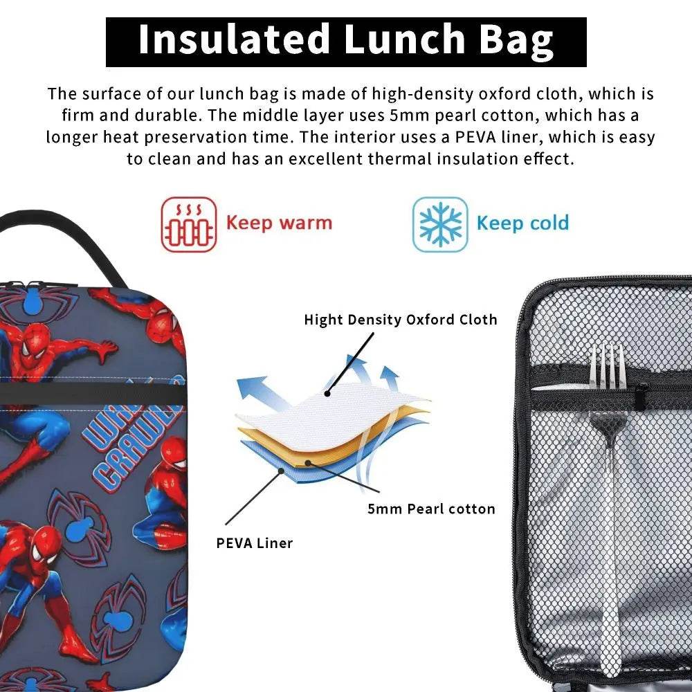 Lunch Bag Spider-Man et le Logo Araignée