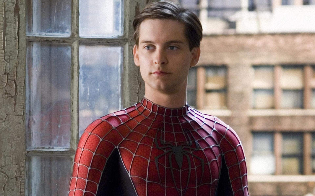 Costume classique de Spider-Man porté par Tobey Maguire dans la trilogie Sam Raimi